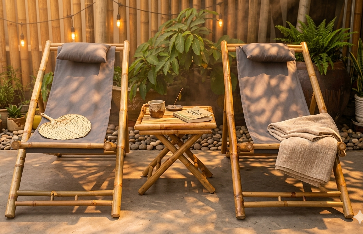 Premium Bamboo Lounge Chair