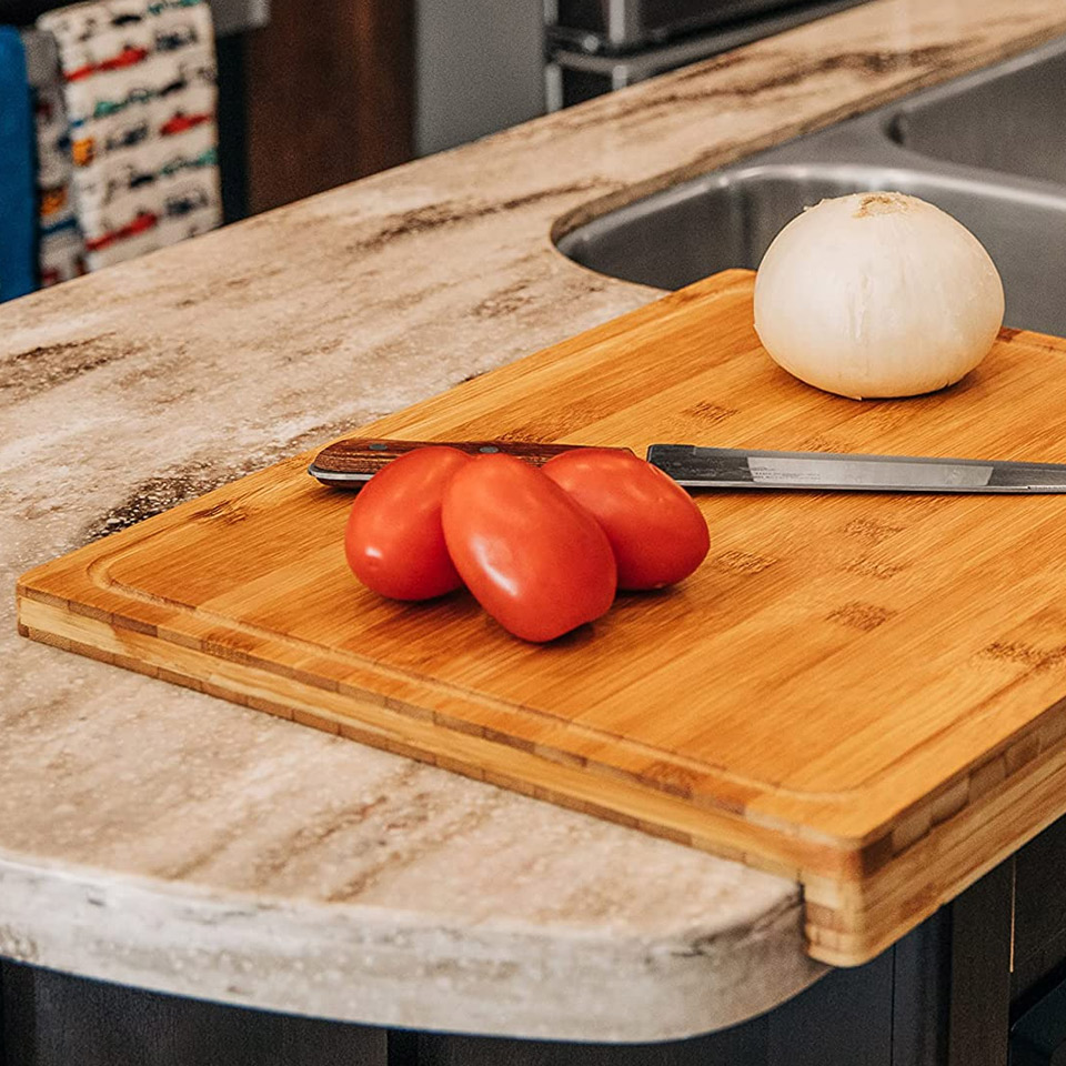 Custom-made bamboo cutting boards